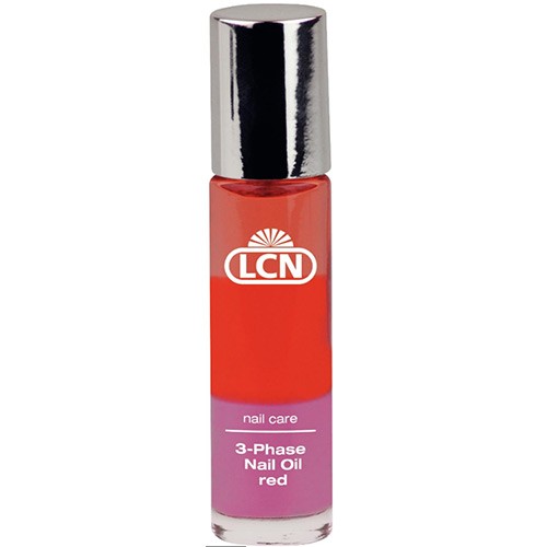 LCN Nail Care 3-Phase Nail Oil red 10ml