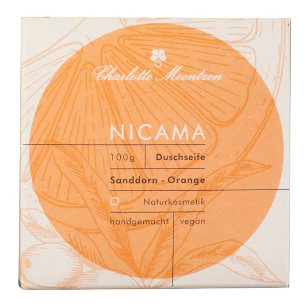 Charlotte Meentzen Nicama Duschseife Sanddorn-Orange 