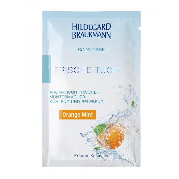 Hildegard Braukmann Body Care Frische Tücher Orange Mint 10Stk.