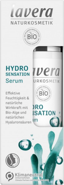 Lavera HYDRO SENSATION SERUM Natürliche Hyaluronsäuren und Bio-Alge