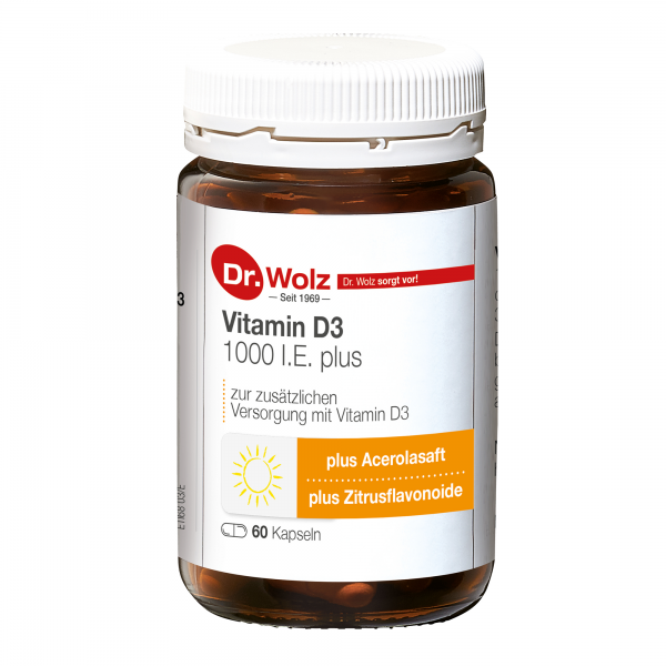 Dr. Wolz Vitamin D3 1000 I.E. plus