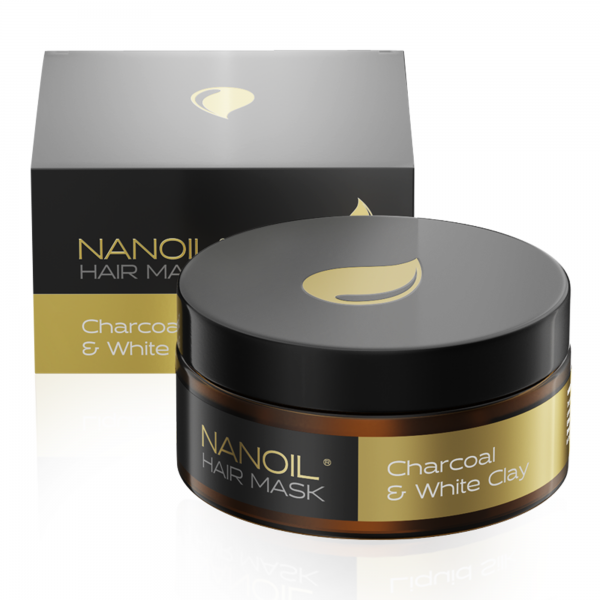 Nanoil Charcoal & White Clay Hair Mask