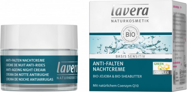 Lavera ANTI-FALTEN NACHTCREME Natürliches Coenzym Q10 | online-kosmetikshop